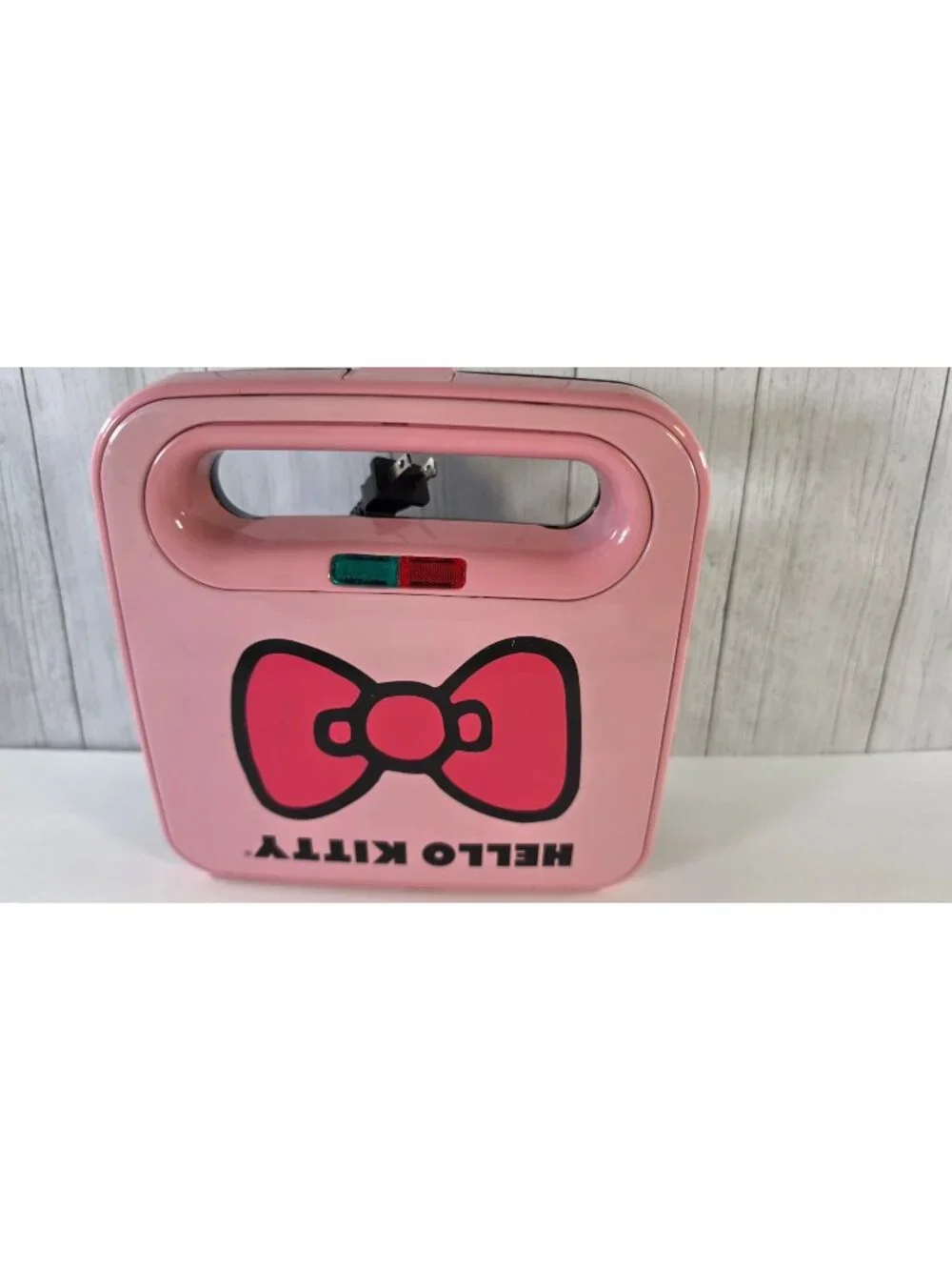 HELLO KITTY GRILLED CHEESE MAKER SANRIO PINK PANINI PRESS SANDWICH INDOOR GRILL